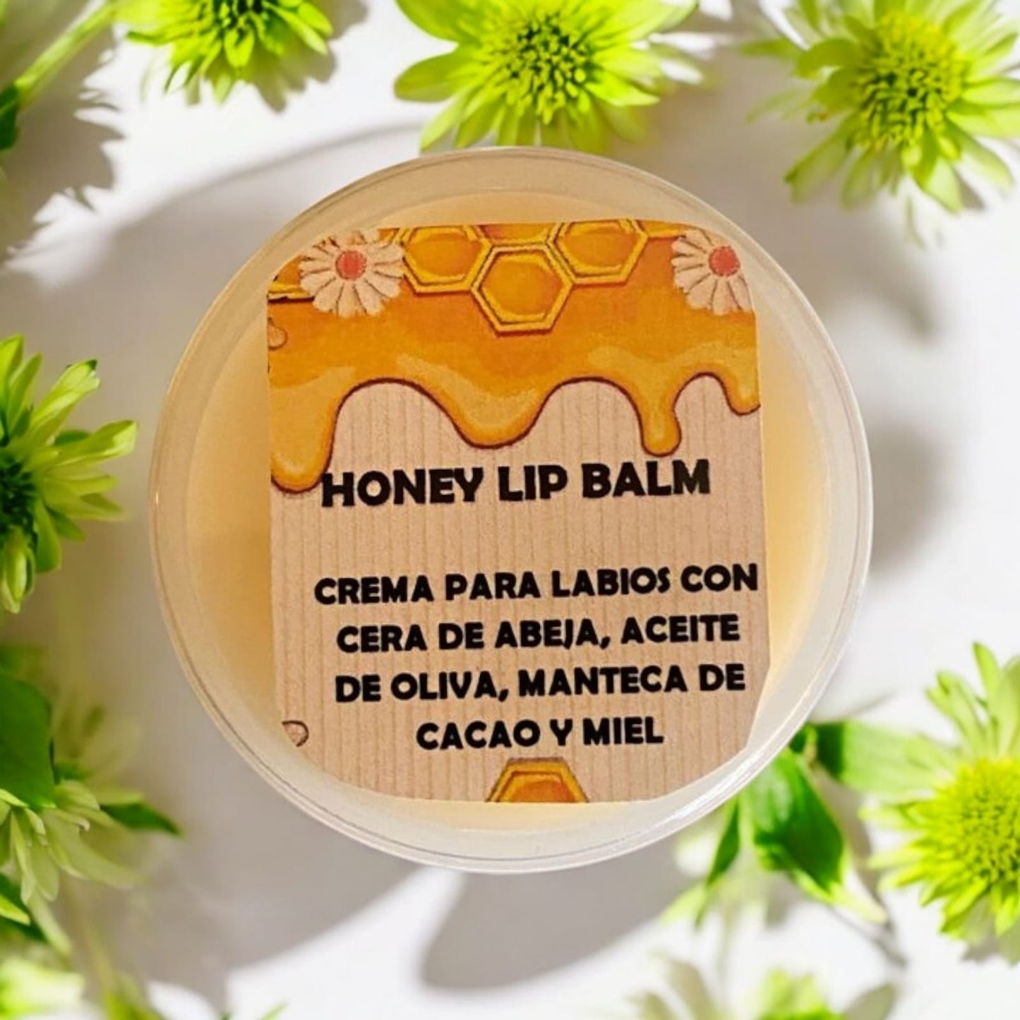 Bálsamo labial de cera de abeja